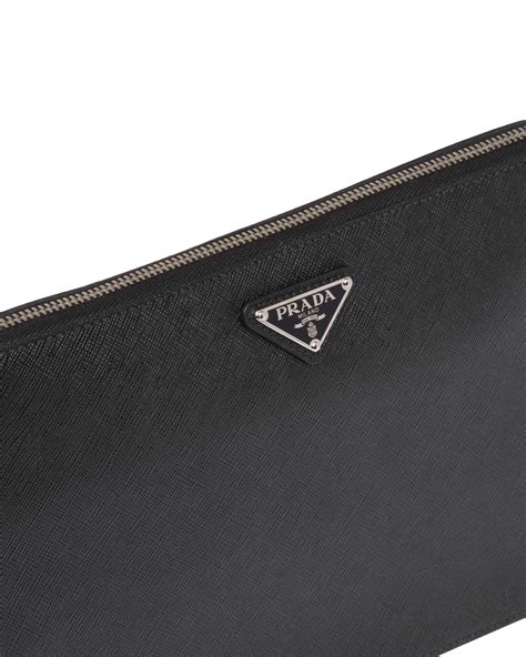 prada saffiano leather clutch|Prada saffiano outlet.